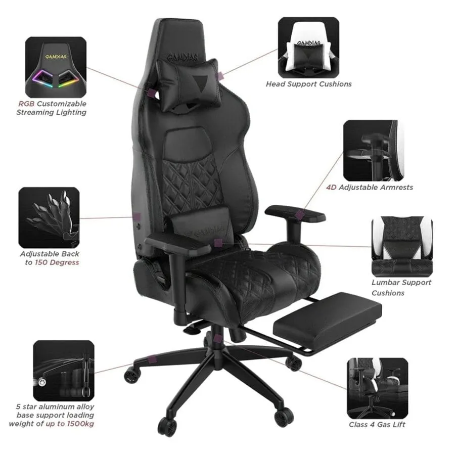 Achilles P1-L RGB - Black - Image 3