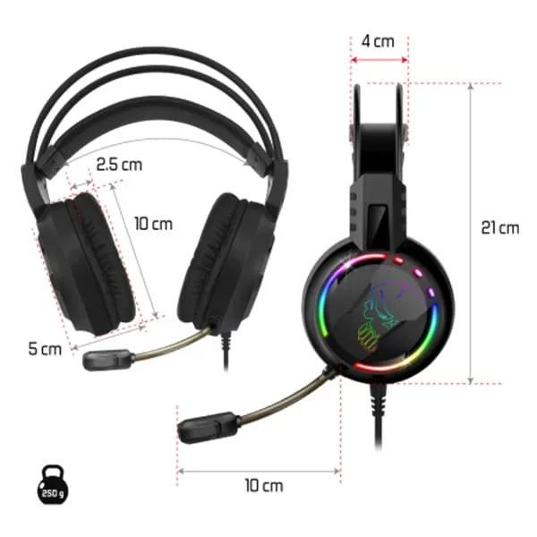 Pro H7 RGB Headset – Bild 6