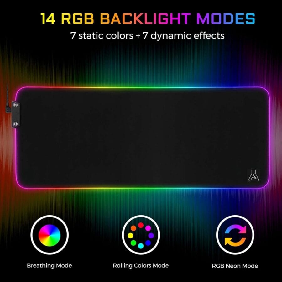 Tapis de souris gaming Rubidium RGB - XXL – Image 4