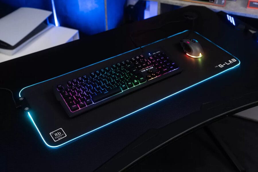 Tapis de souris gaming Rubidium RGB - XXL – Image 10